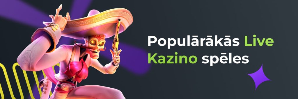 Populārākās Live Kazino spēles
