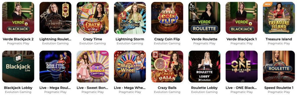 Verde Casino live-casino