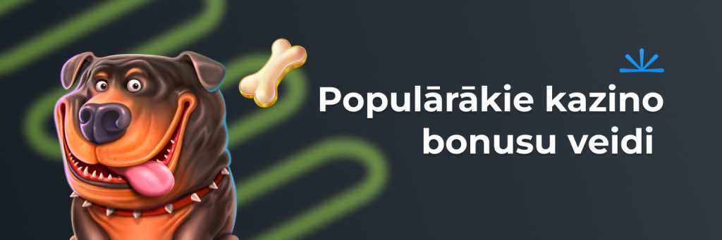 Kazino bonusu veidi