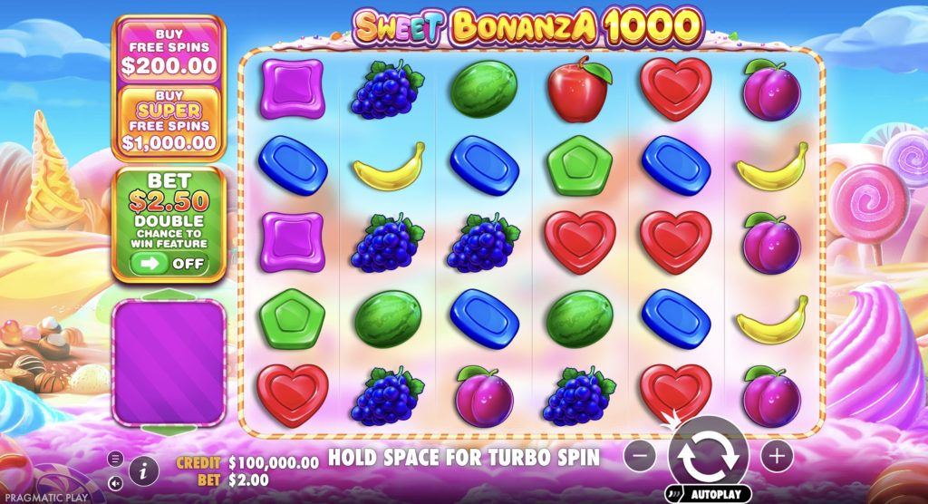 Sweet Bonanza 1000 priekšskatījums