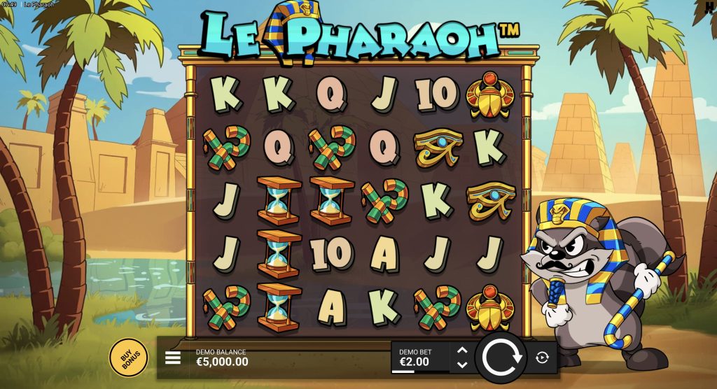 Le Pharaoh spēles priekšskatījums