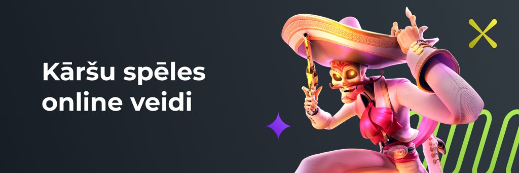 Kāršu spēles online veidi