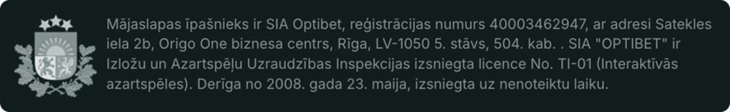 Optibet kazino licence