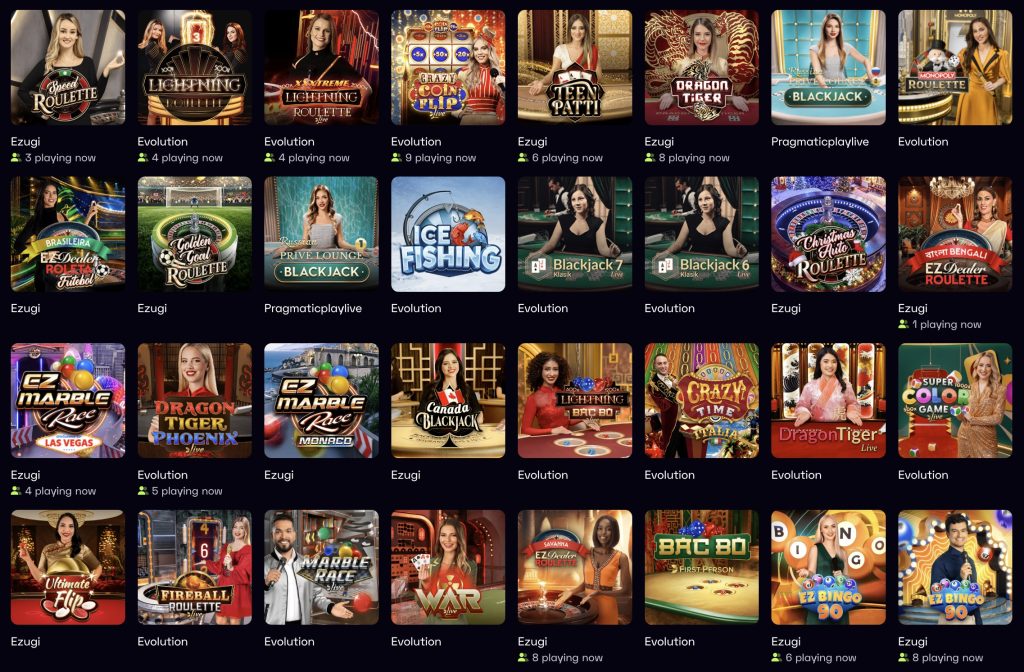 Immerion Casino - Live kazino