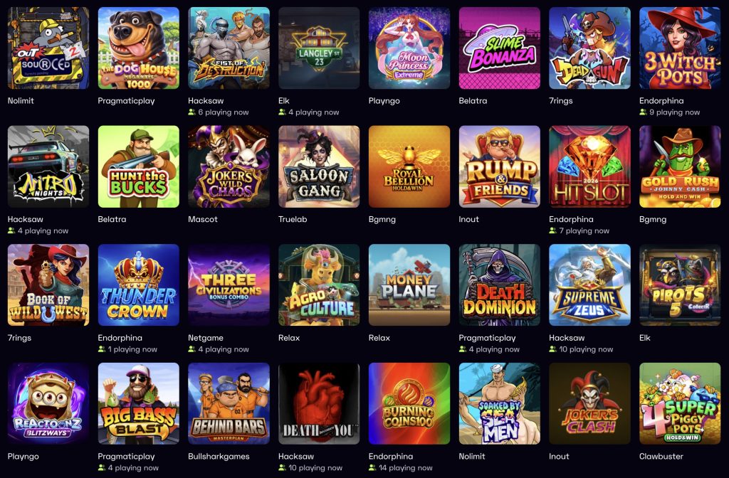 Immerion Casino - spēļu automāti