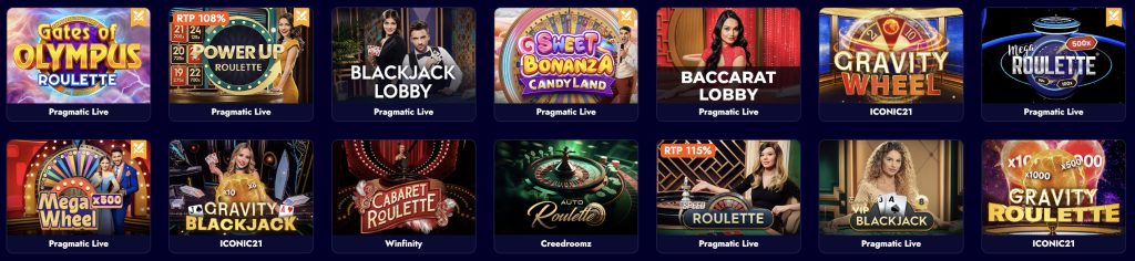 Spinko Live Casino